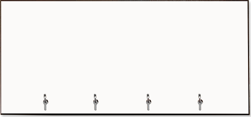 Keyhanger 11" x 5" Full Color with 4 Silver Hooks