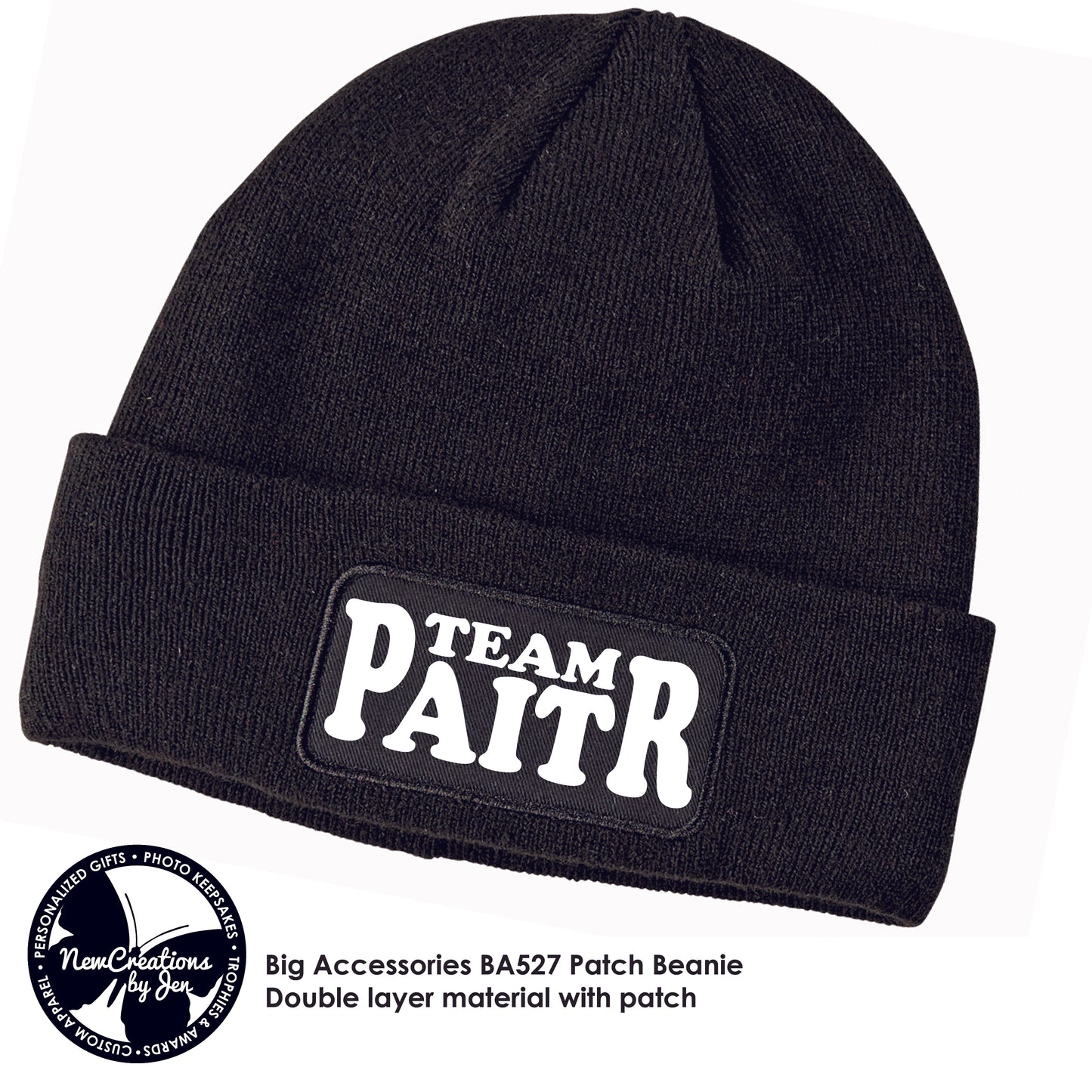 TWR TEAM PAITR - Beanie Cap with Patch Art