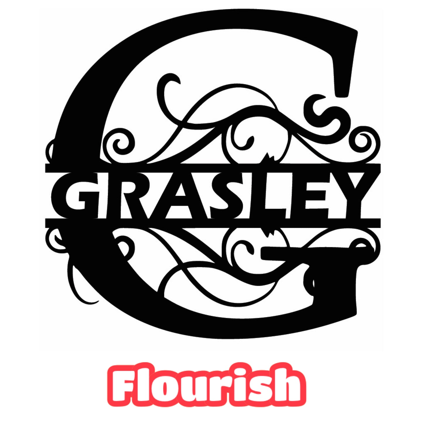 Letreros decorativos con apellidos personalizados