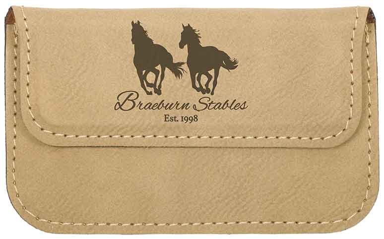Leatherette Flexible Card Case