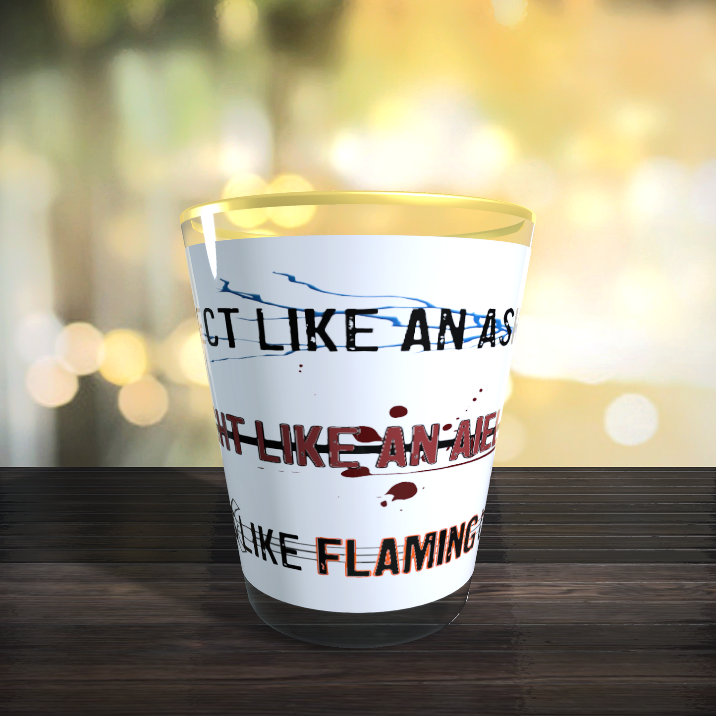 BTP - Protect, Fight and Cuss Shot Glasses