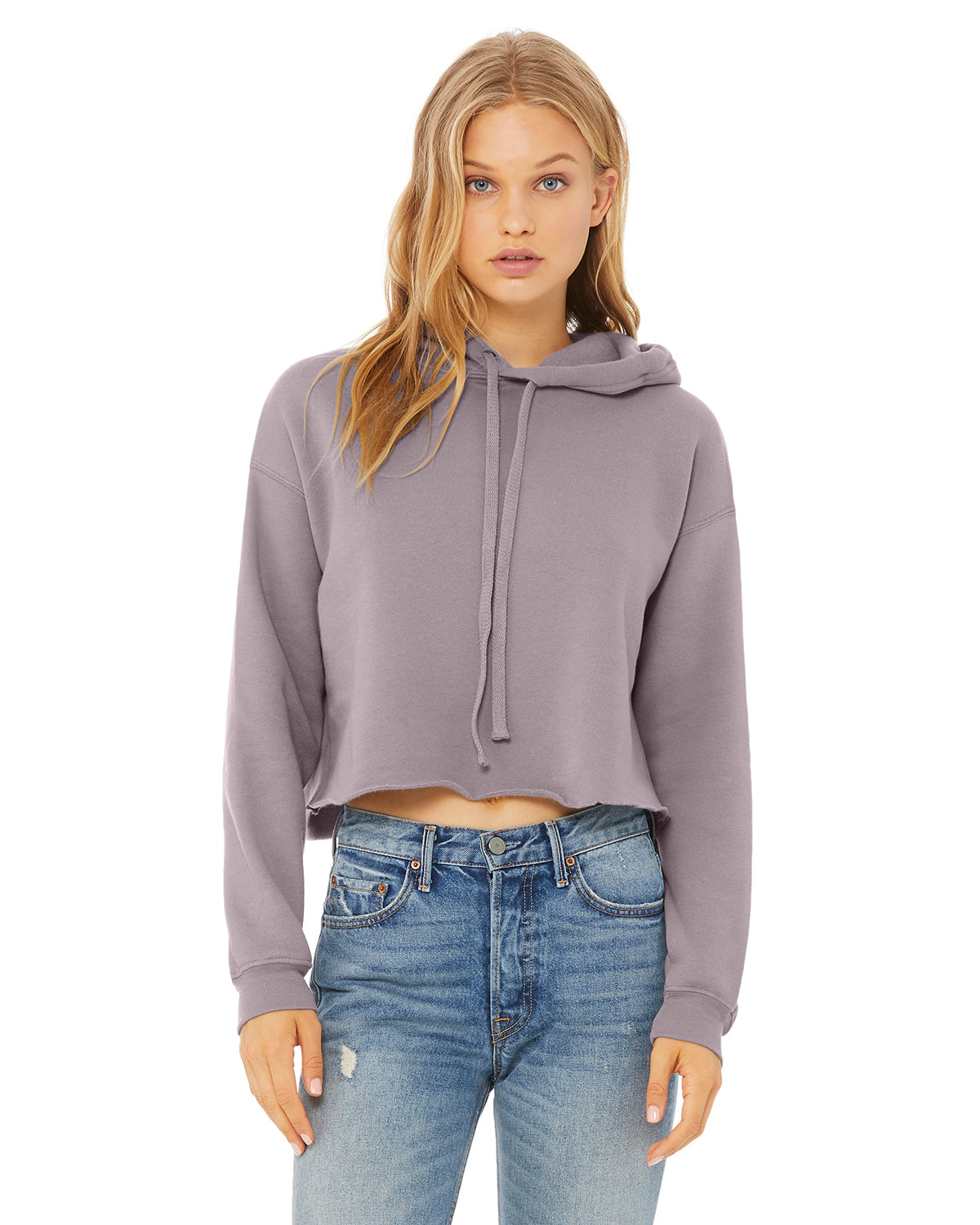 CrossFit BellaCanvas Ladies' Cropped Fleece Hoodie