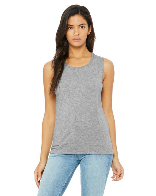 Ladies' Flowy Scoop Muscle Tank B8803