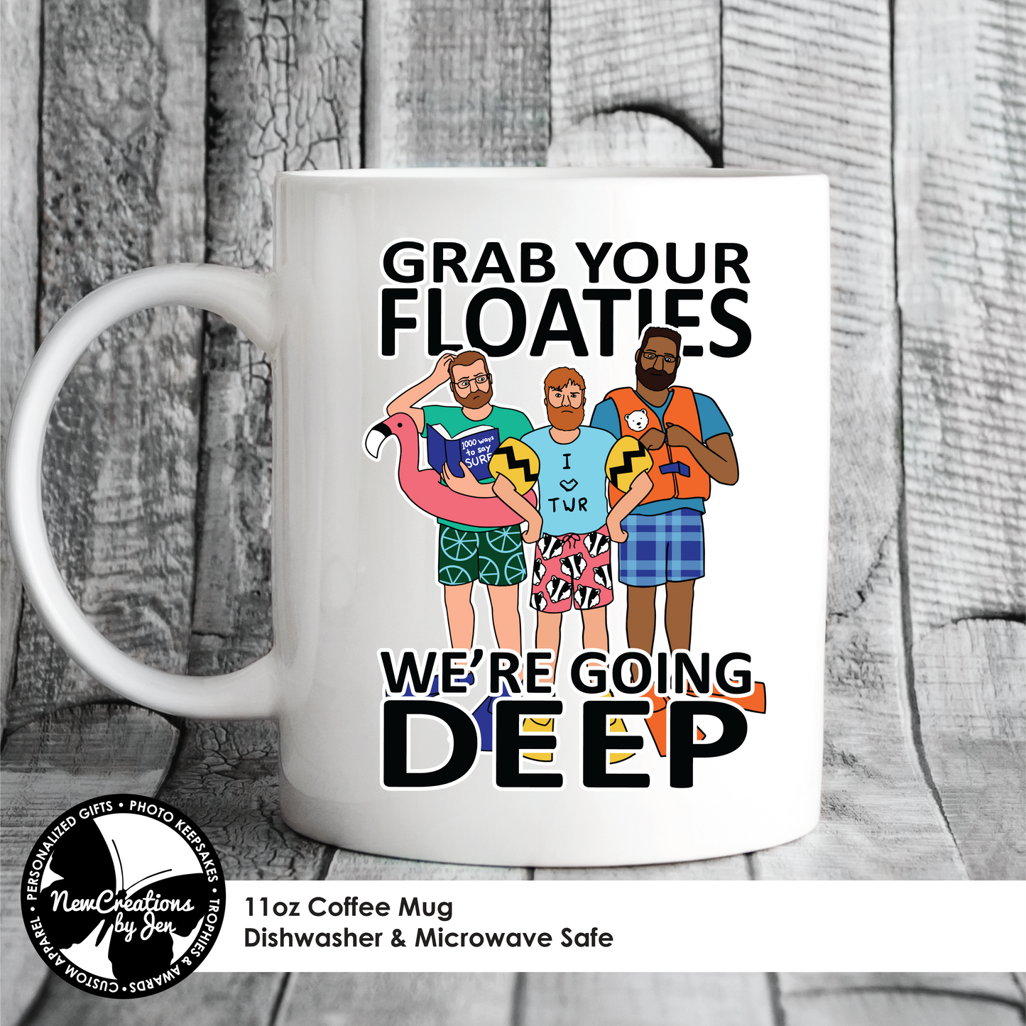 Flotadores TWR - Taza de café de 11 oz