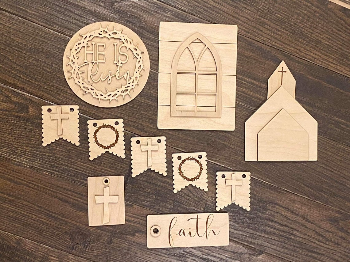 He is Risen Tiered Tray Kit