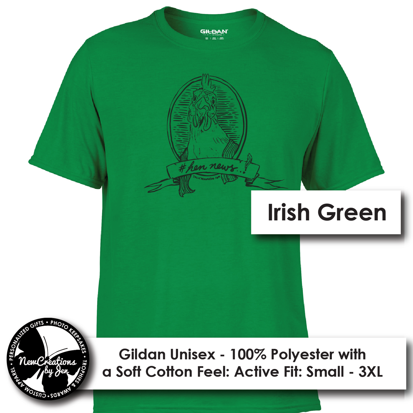 TAR - Hashtag Hen News Unisex Tee