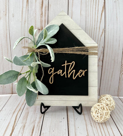 Gather Home sign - Ready to Paint Kit