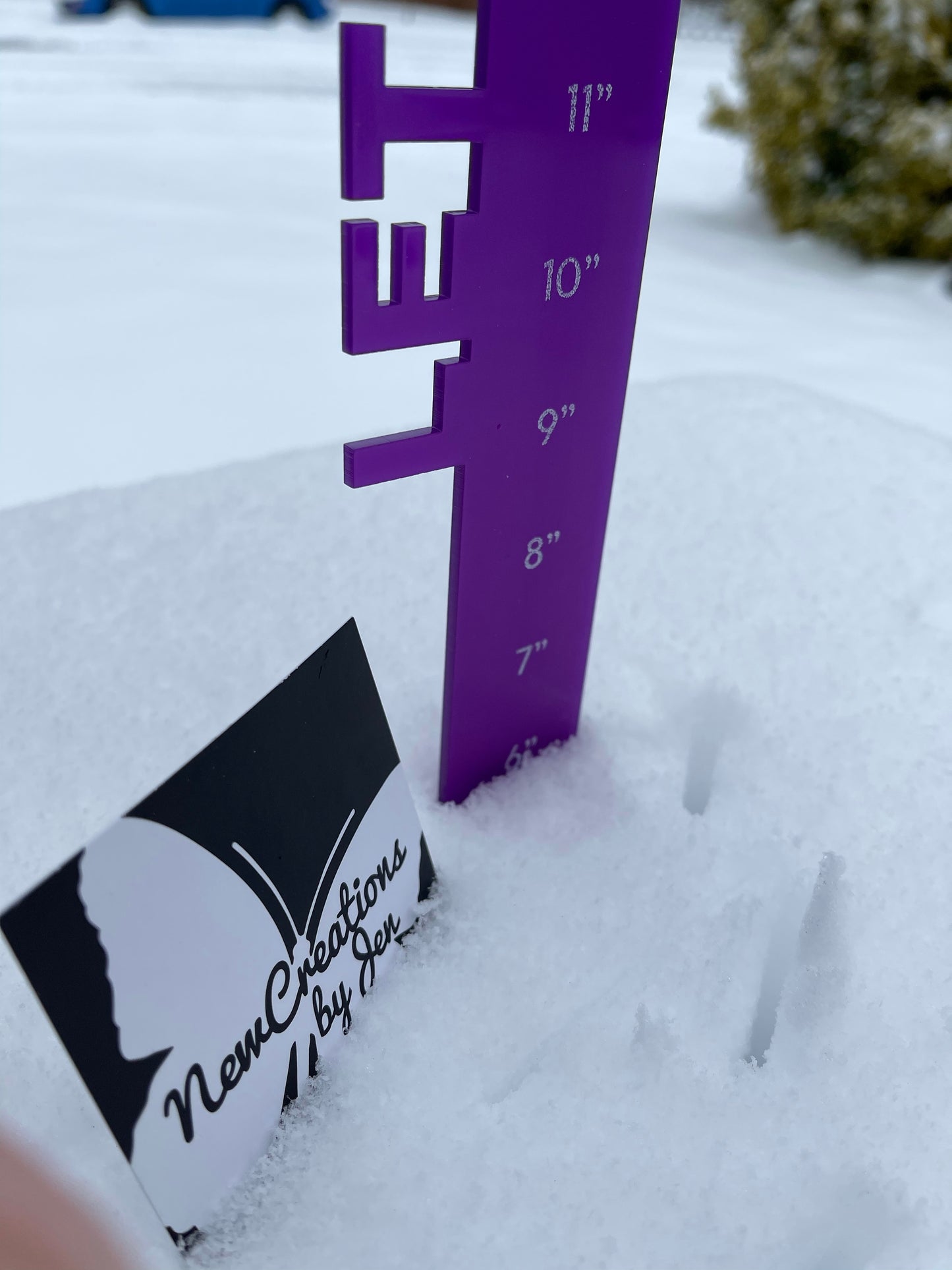Snow Ruler - Ready to PLUNGE into the snow!