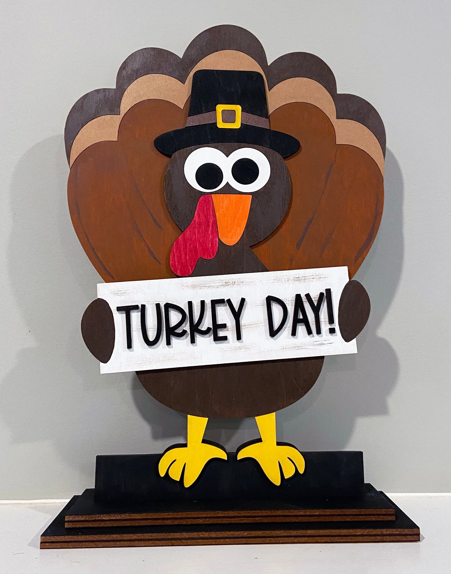 Turkey Day - Ready to Paint Shelf Sitter