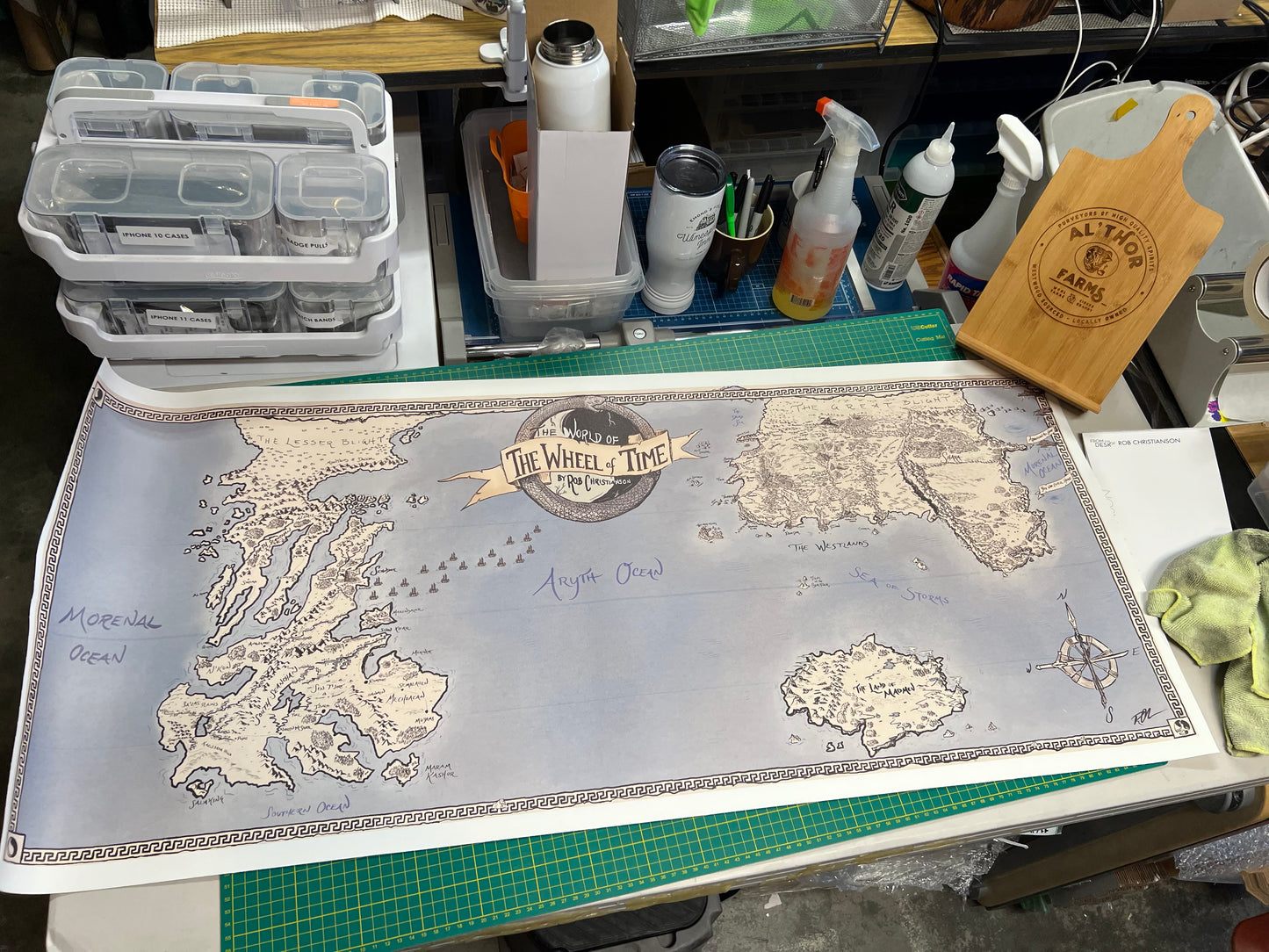 Original Map: The World of the Wheel of Time by Rob Christianson