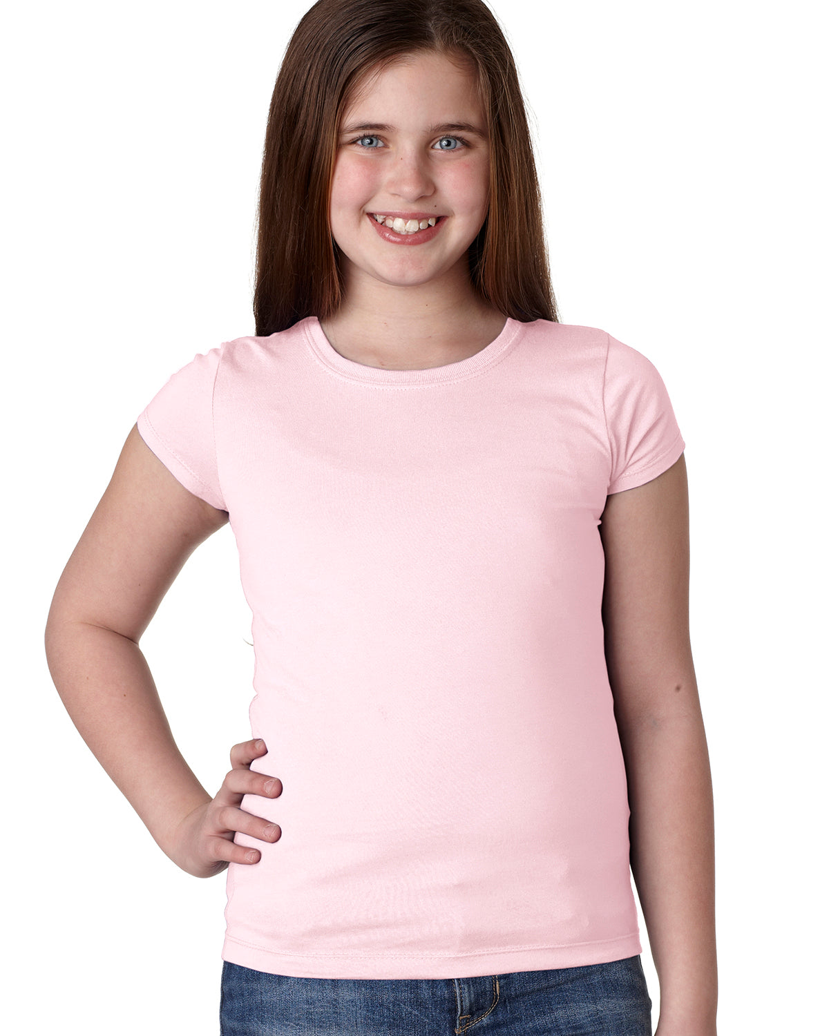 Girls’ Princess T-Shirt Soft Cotton Next Level N3710