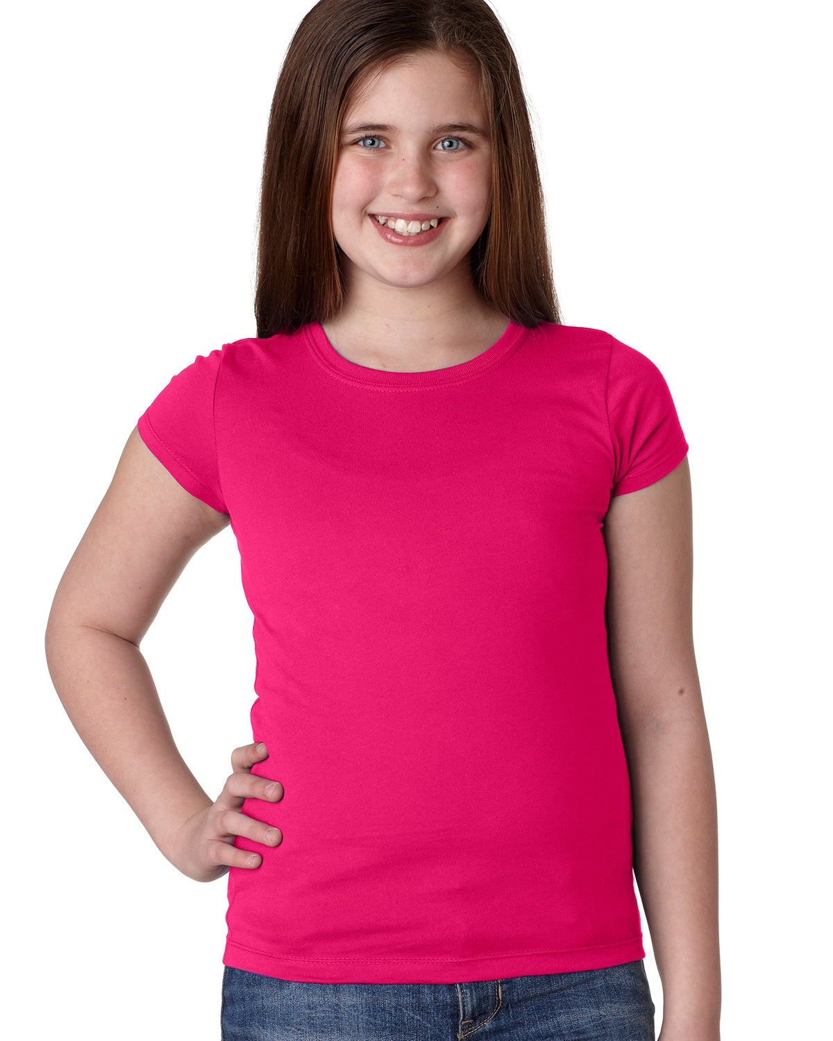 Girls’ Princess T-Shirt Soft Cotton Next Level N3710