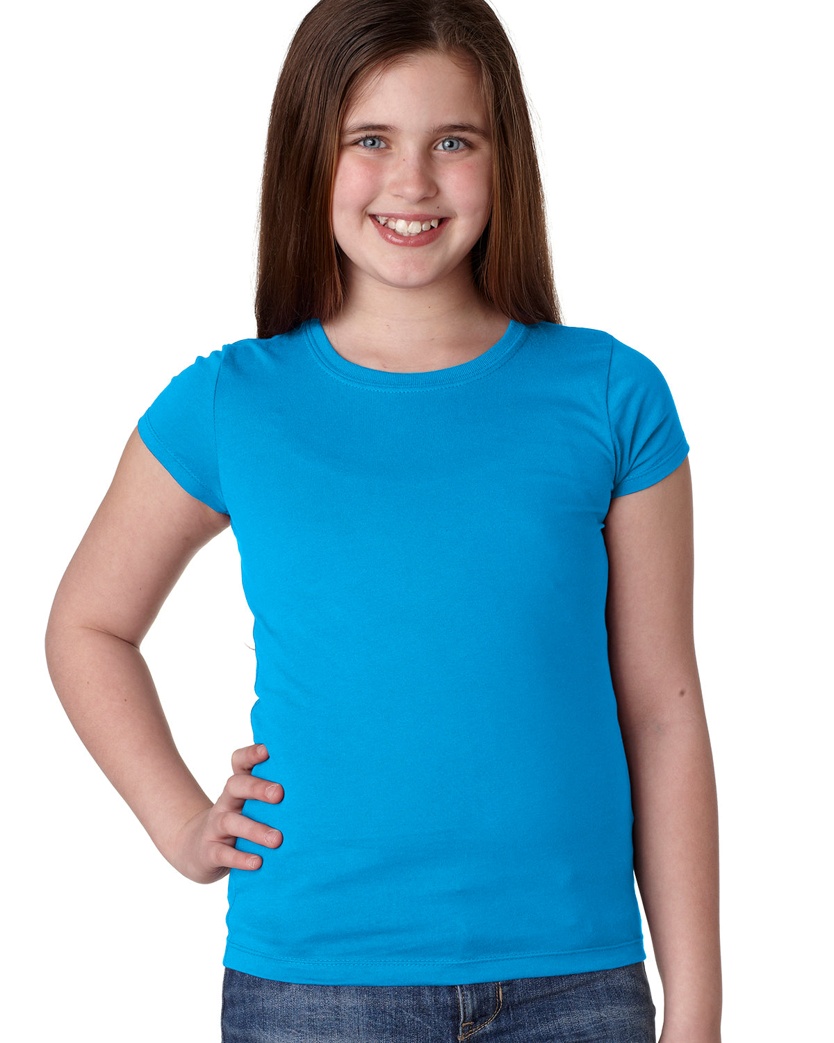 Girls’ Princess T-Shirt Soft Cotton Next Level N3710