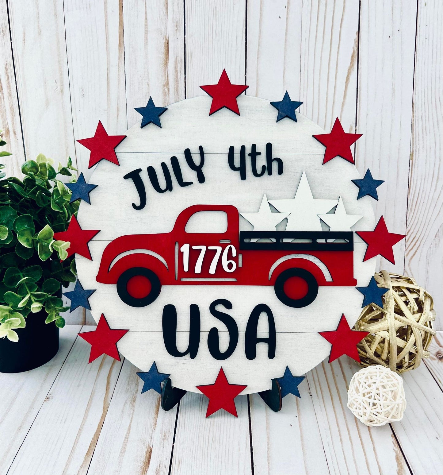 July 4th Truck USA DIY Paint Kit - Party in a box!