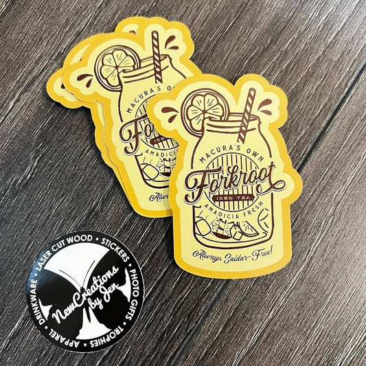Forkroot Iced Tea - Randland Souvenir Series Sticker