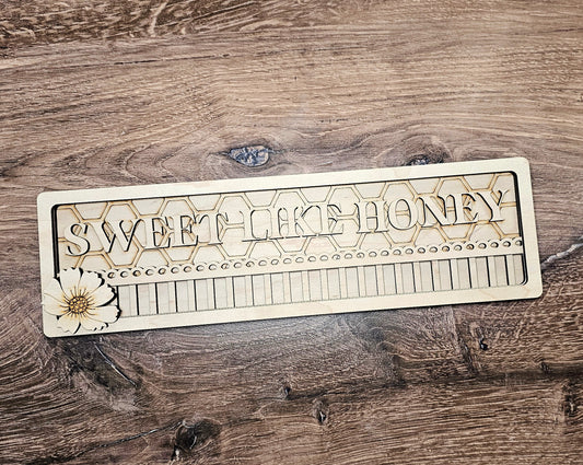 Sweet Like Honey Chunky Layered Shelf Sitter Sign Kit