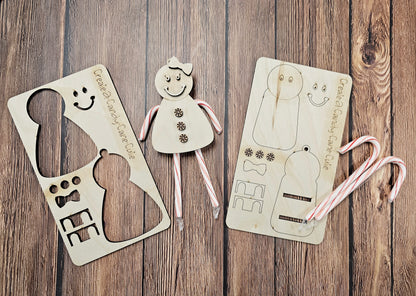 Candy Cane Cuties Pop-Out - Kit de pintura para niños