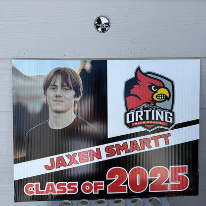 2026 Senior Photo Yard Sign - 24 x 18 Full Color