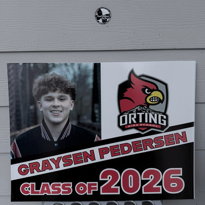 2026 Senior Photo Yard Sign - 24 x 18 Full Color