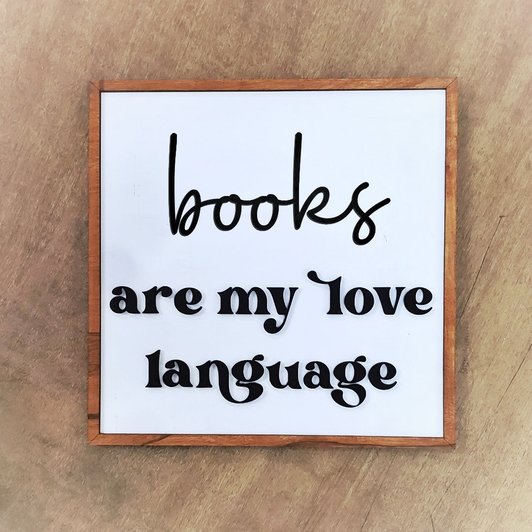 Love Language 8 x 8 Sign Kit - Ready to Paint