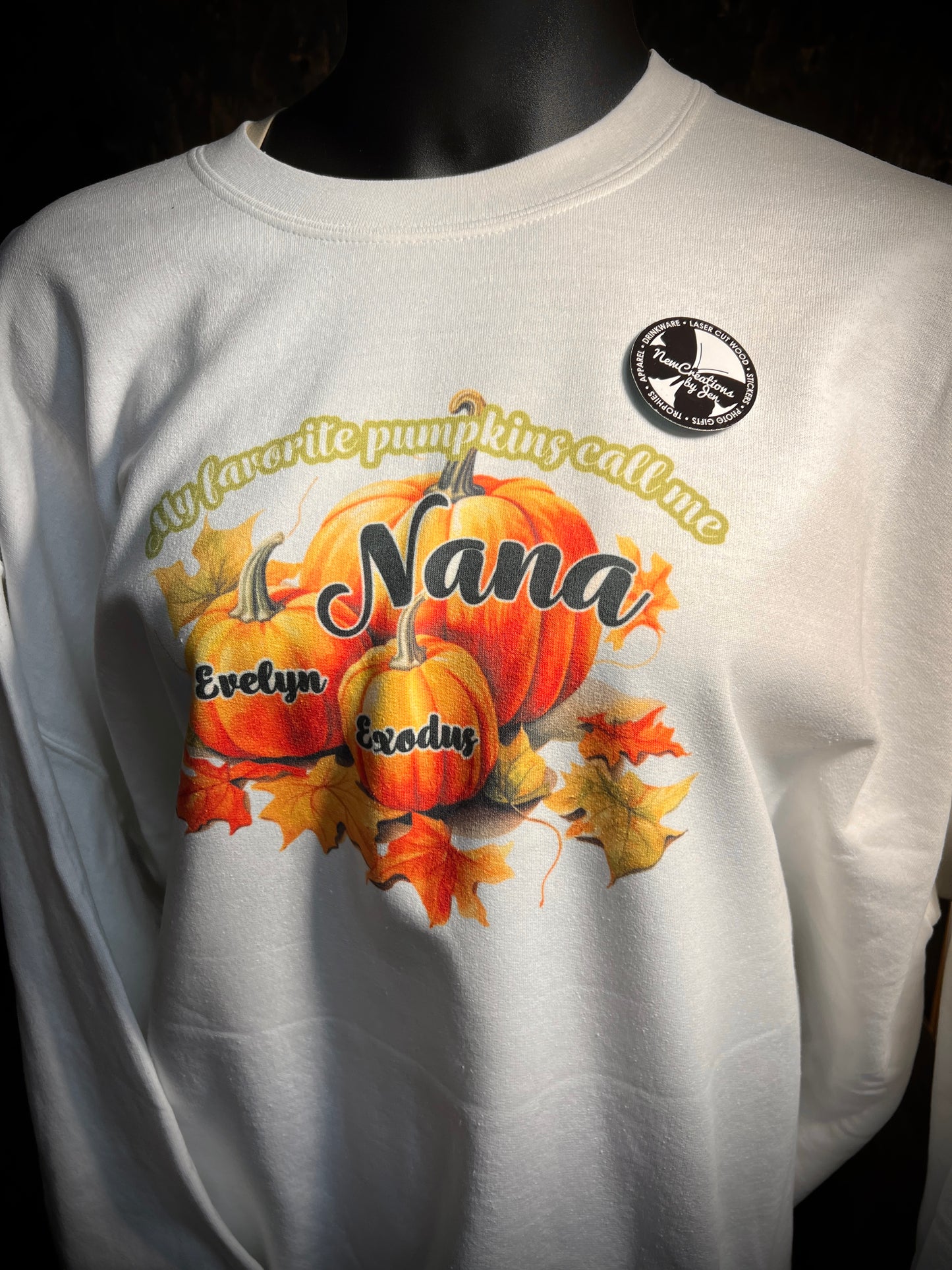 Mis calabazas favoritas Llámame Nana - ¡PERSONALIZADO!