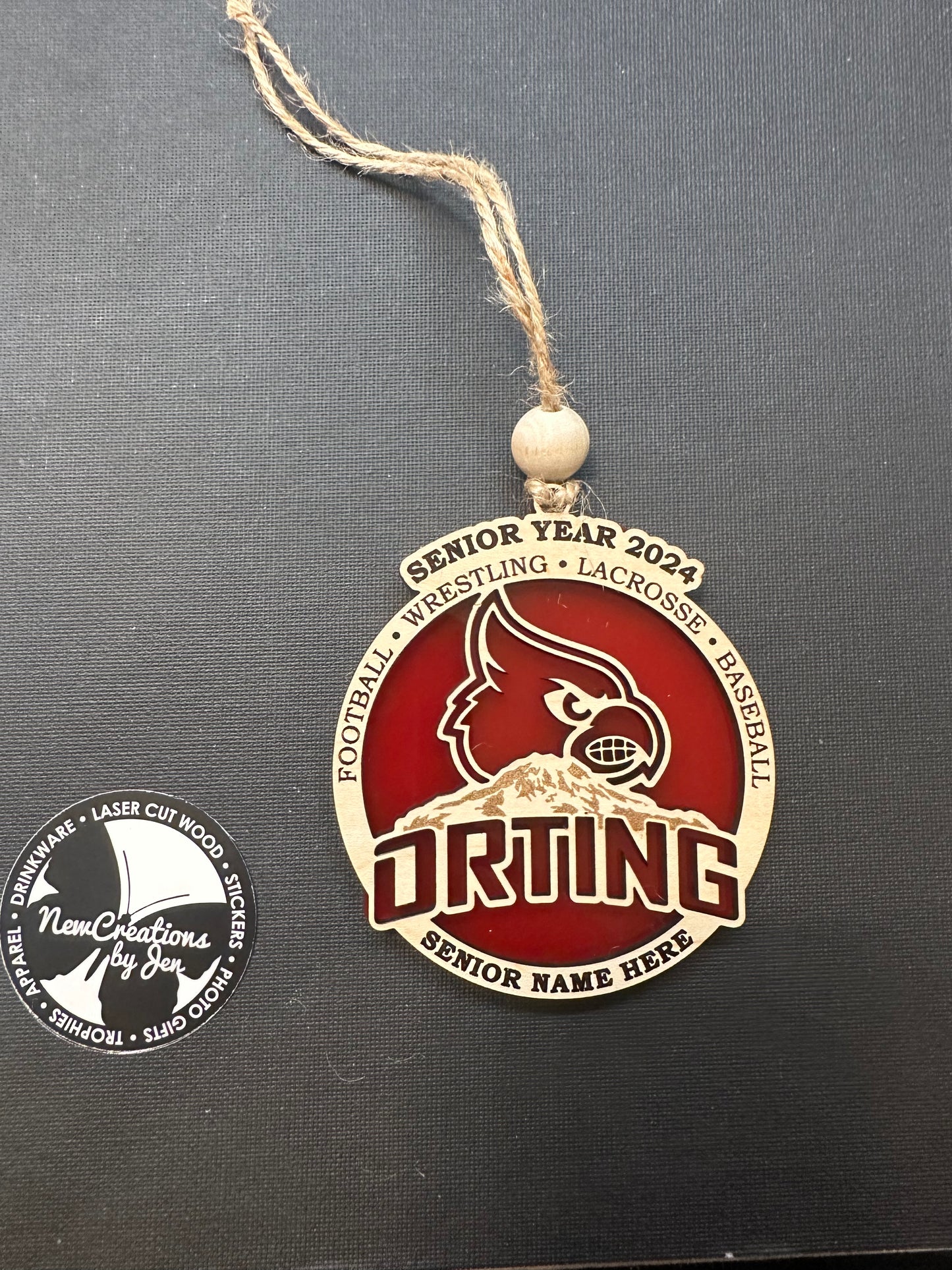 Orting High School Senior Year 2025 Ornament