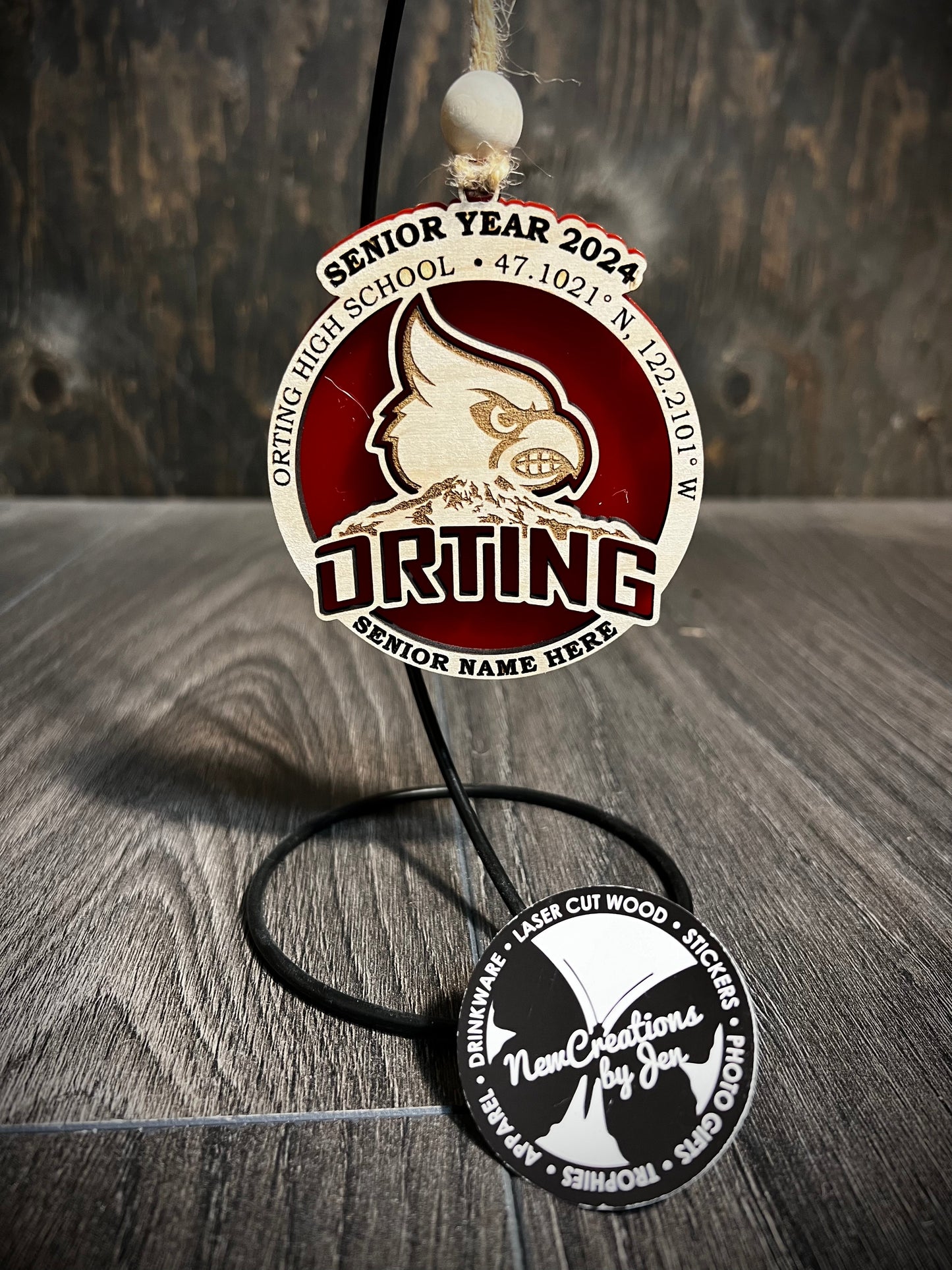 Orting High School Senior Year 2024 Ornament