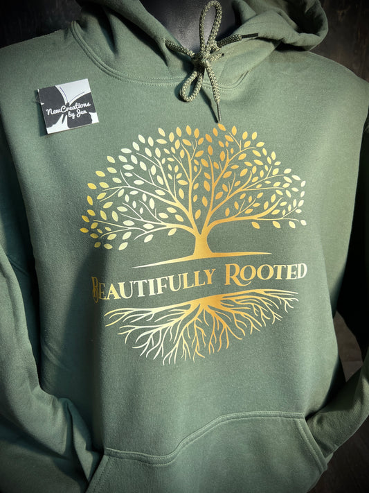Beautifully Rooted Hooded Sweatshirt