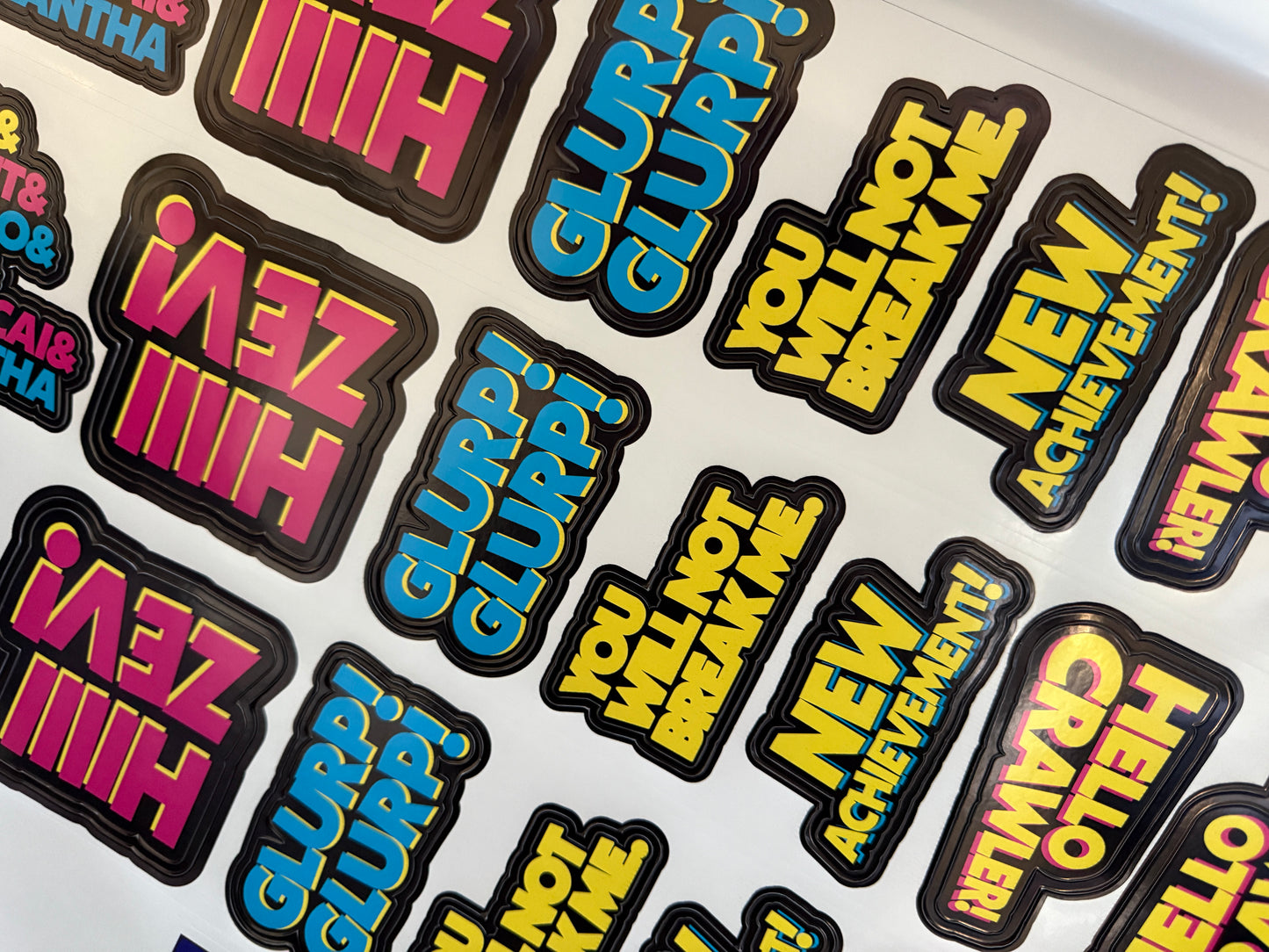 YOU WILL NOT BREAK ME. Dungeon Crawler Carl Retro Neon Fandom Vinyl Decal