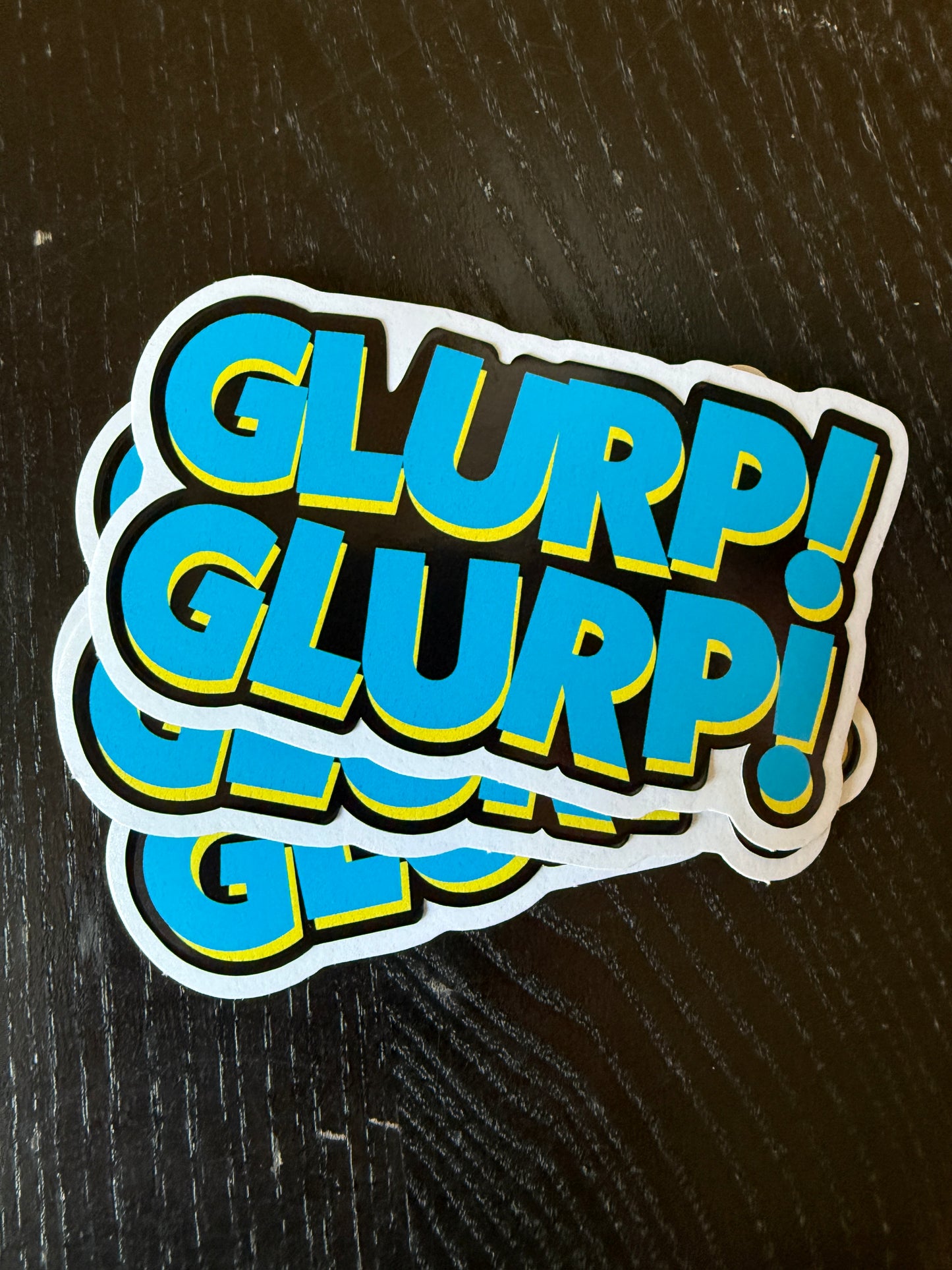 GLURP! GLURP! Dungeon Crawler Carl Retro Neon Fandom Vinyl Decal