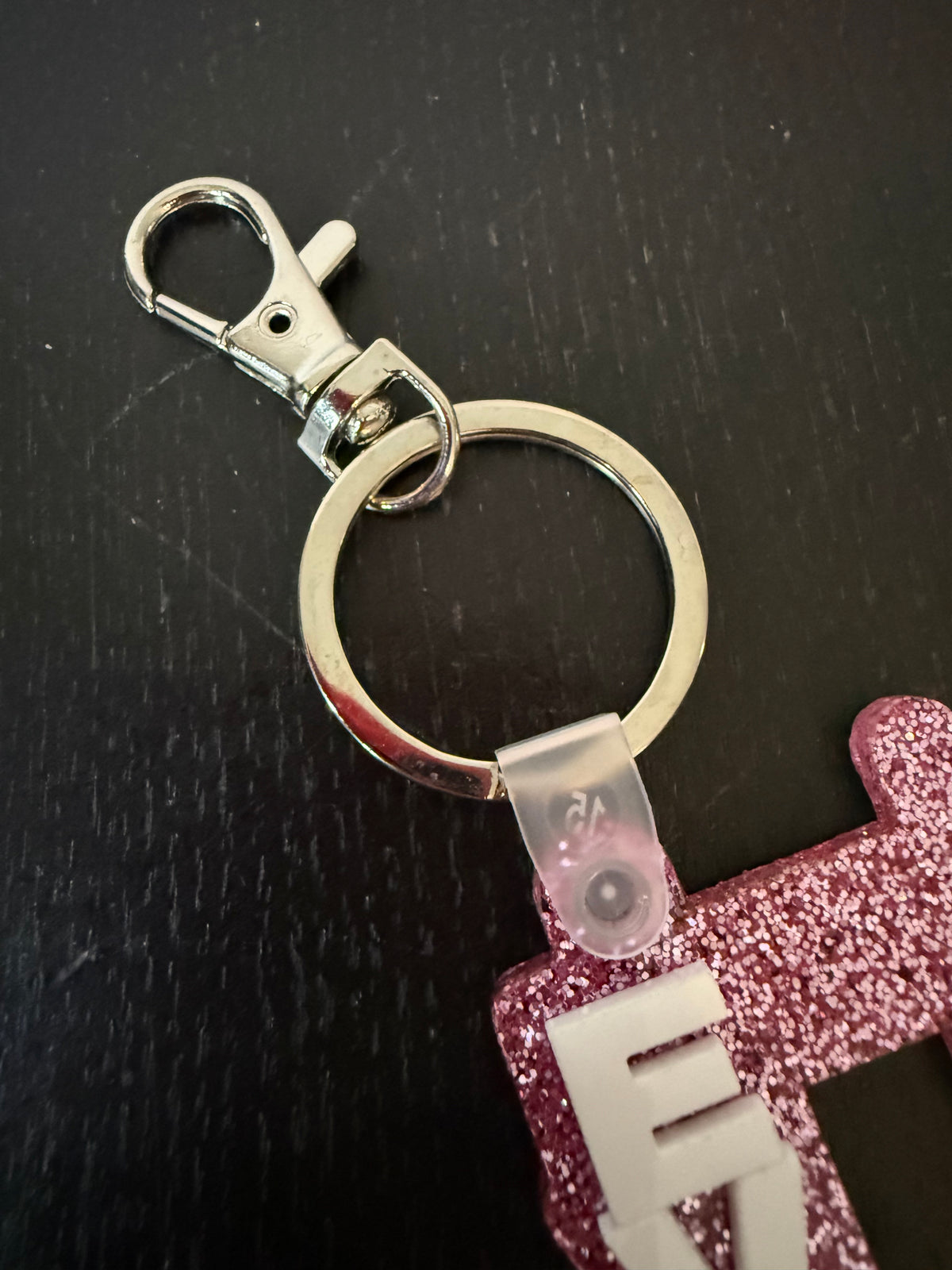 Personalized Name Hair Tie Holder Keychain