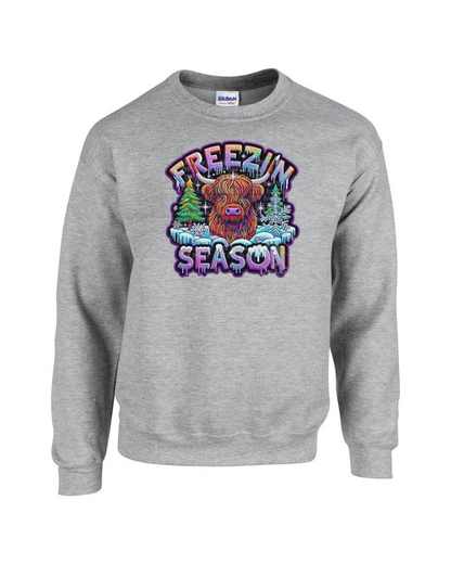 Freezin’ Season Unisex Heavy Blend Crewneck Sweatshirt