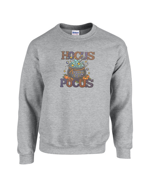 Hocus Pocus Witch Cauldron Design Unisex Heavy Blend Crewneck Sweatshirt