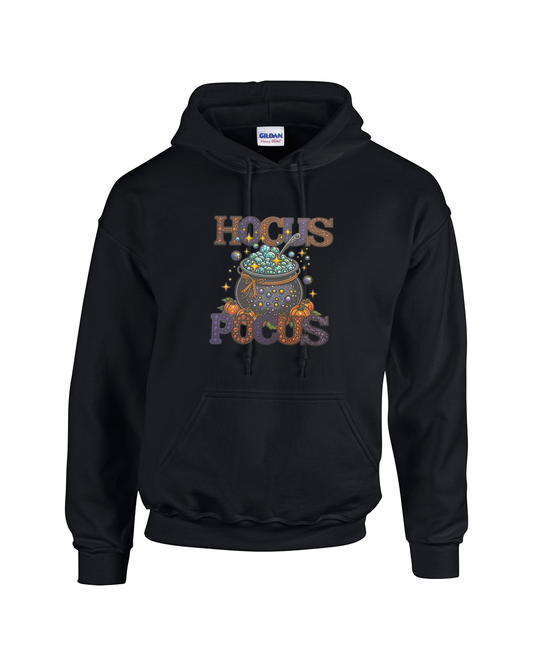 Hocus Pocus Witch Cauldron Design Unisex Heavy Blend Hooded Sweatshirt