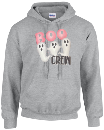 Boo Crew – Cute Ghost Halloween Design Unisex Heavy Blend Hooded Sweatshirt