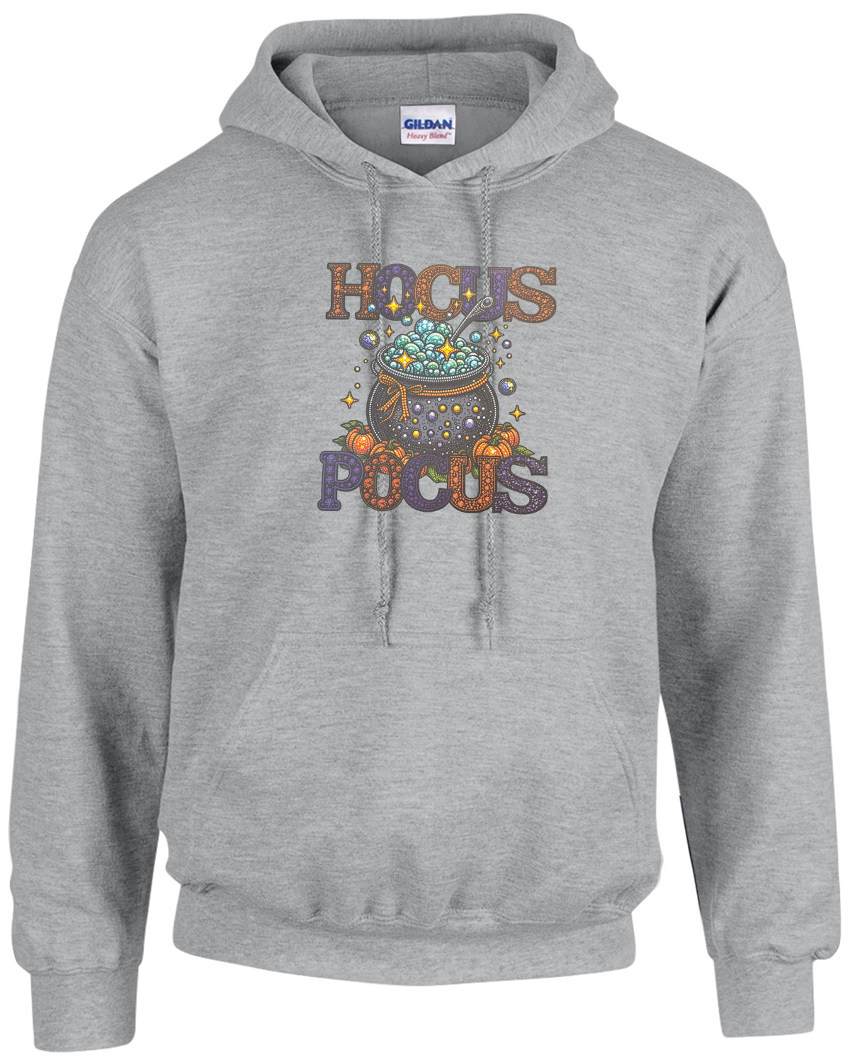Hocus Pocus Witch Cauldron Design Unisex Heavy Blend Hooded Sweatshirt
