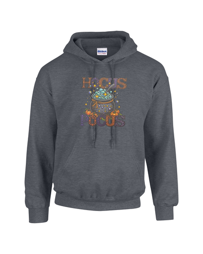 Hocus Pocus Witch Cauldron Design Unisex Heavy Blend Hooded Sweatshirt