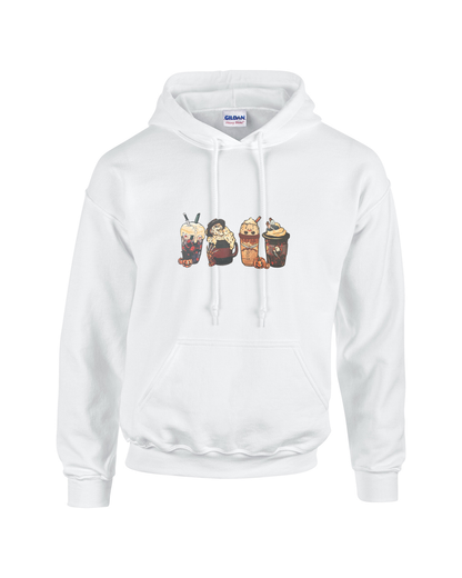 Horror Movie Drinks – Spooky Sips & Scares Unisex Heavy Blend Hooded Sweatshirt