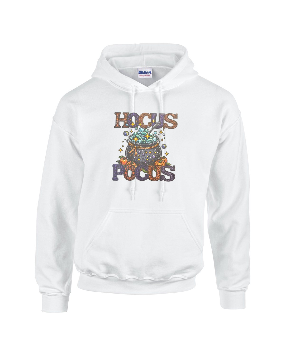 Hocus Pocus Witch Cauldron Design Unisex Heavy Blend Hooded Sweatshirt