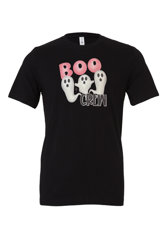 Boo Crew – Cute Ghost Halloween Design Premium BellaCanvas T-Shirt