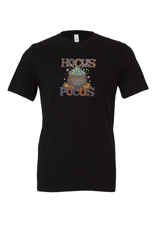 Hocus Pocus Witch Cauldron Design Premium BellaCanvas T-Shirt