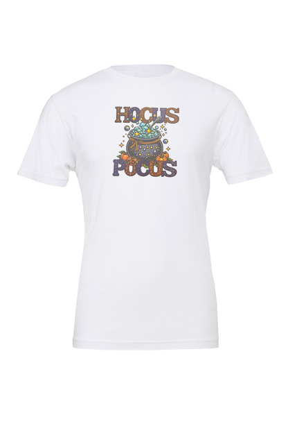 Hocus Pocus Witch Cauldron Design Premium BellaCanvas T-Shirt