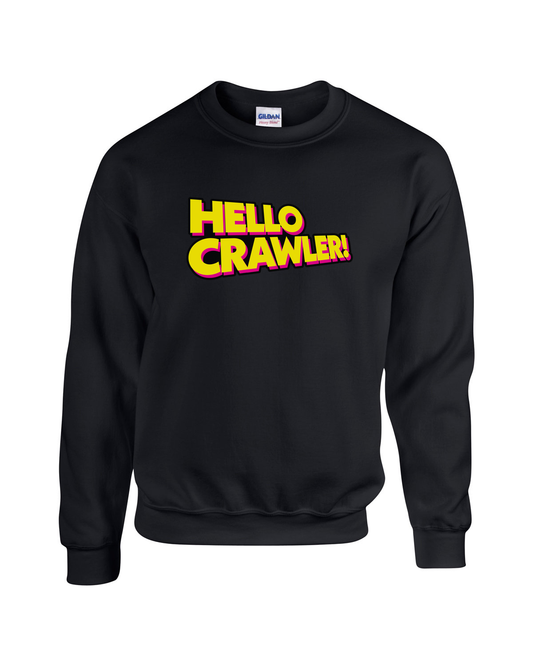 HELLO CRAWLER! Dungeon Crawler Carl Inspired Retro Art Unisex Heavy Blend Crewneck Sweatshirt