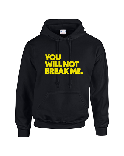 YOU WILL NOT BREAK ME Dungeon Crawler Carl Inspired Art Unisex Heavy Blend Hooded Sweatshirt