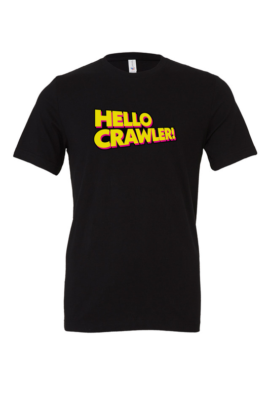 HELLO CRAWLER! Dungeon Crawler Carl Inspired Retro Art Premium Bella + Canvas T-Shirt