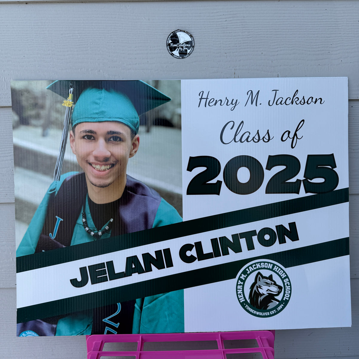 2026 Senior Photo Yard Sign - 24 x 18 Full Color