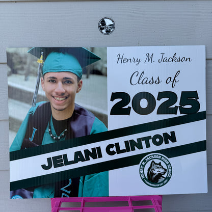 2026 Senior Photo Yard Sign - 24 x 18 Full Color