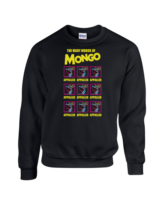 The Many Moods of Mongo Unisex Heavy Blend Crewneck Sweatshirt