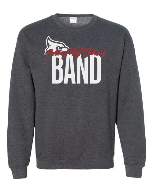 OHS BAND PEEKING CARD Unisex Heavy Blend Crewneck Sweatshirt