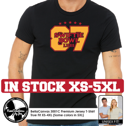 Swiftie Bowl 87 - Camiseta, sudadera o sudadera con capucha (2 colores)